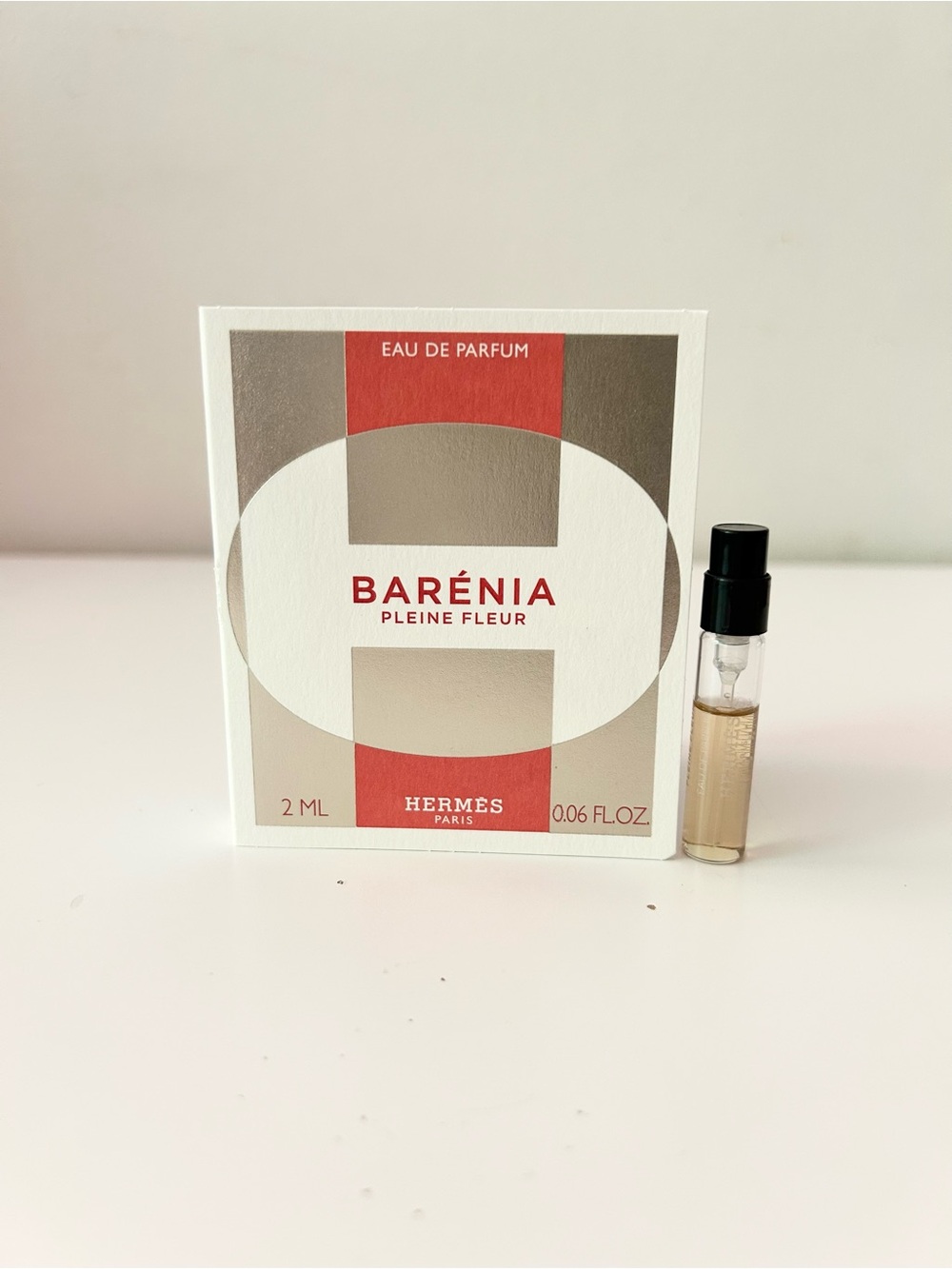 🌸HERMES Barenia Pleine Fleur Vial Spray Sample 2 mL